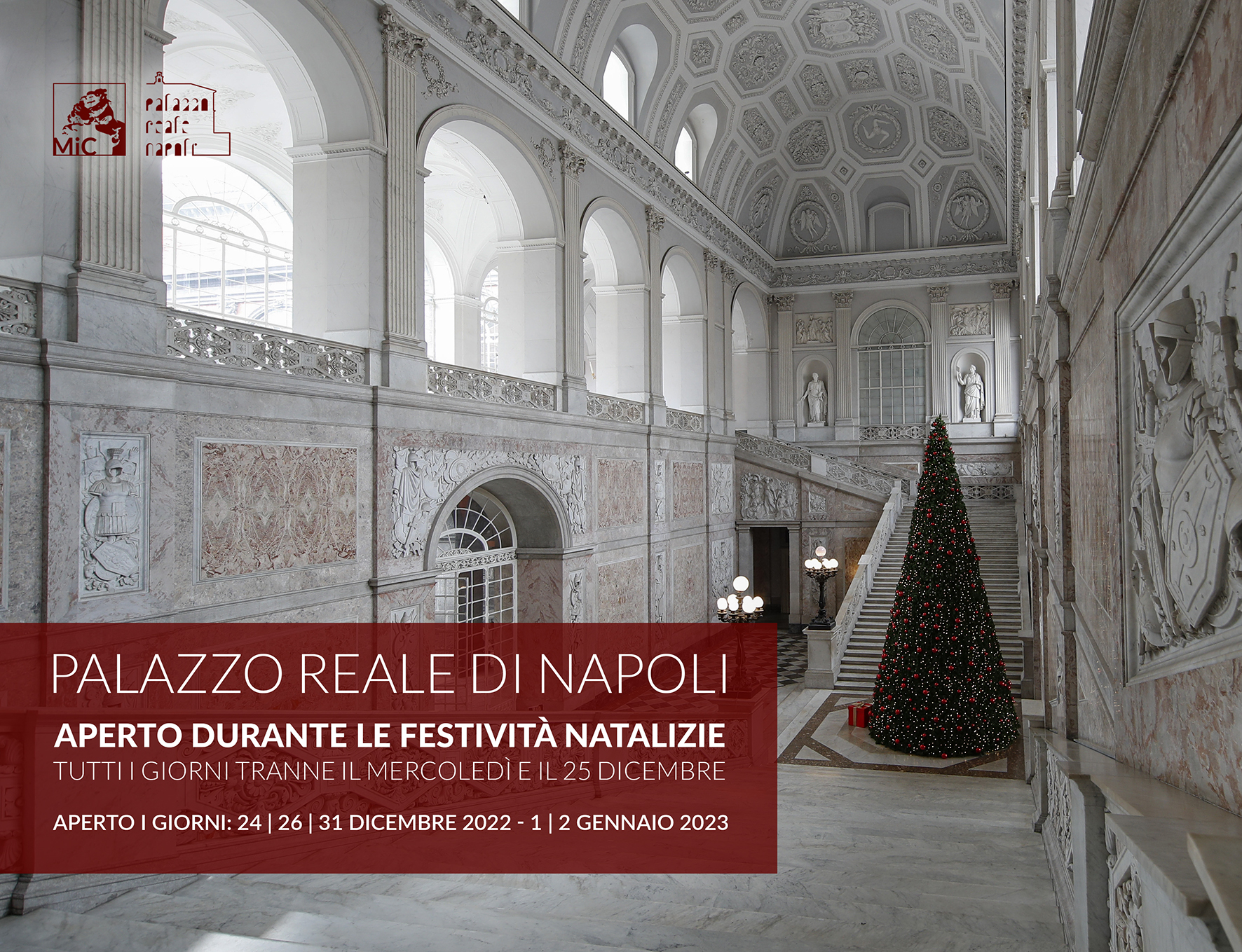 Apertura del Palazzo Reale di Napoli